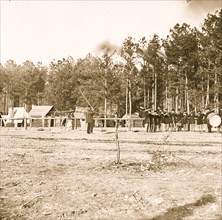 Chapin's Farm, Virginia. Gen. Godfrey Weitzel's headquarters and band of the 18th Corps 1863