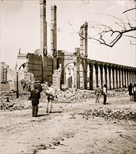 Charleston, S.C. Ruins of the North Eastern Railroad depot 1865