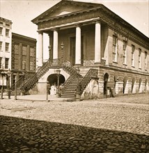 Charleston, South Carolina. Old market house, corner of Meeting and Market Streets 1865