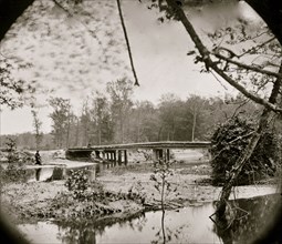Chickahominy River, Va. Bridge on Mechanicsville road 1865