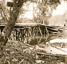 Military bridge across the Chickahominy 1863