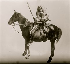 Chief Deep Sky-Indian mounted on horse