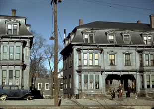 Children in the tenement district, Brockton, Mass 1910