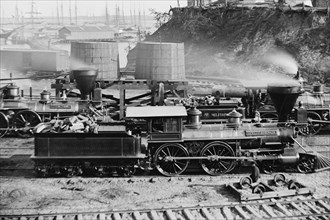 "Gen. J. C. Robinson" and other locomotives of the U.S. Military Railroad 1864