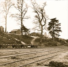 City Point, Virginia. Military railroad