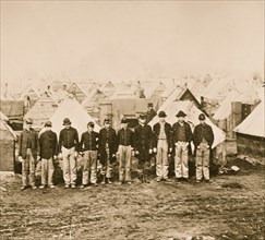 City Point, Virginia. Soldiers winter quarters. Inside first line of fortifications 1863