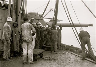 Coaling "Louisiana", 4/16/14 1914