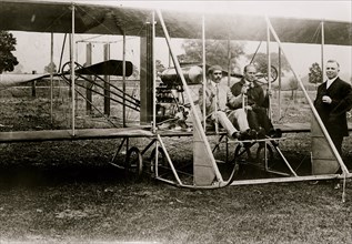 J.J. Cole; Bob Fowler; & W.F. Grundy [plane] 1912