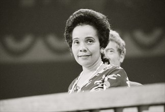 Coretta Scott King at the Democratic National Convention, New York City 1976