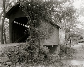 Covered Bridge over Owen's Creek, Frederick County, Maryland