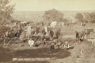 Mess scene on "round up" 1890