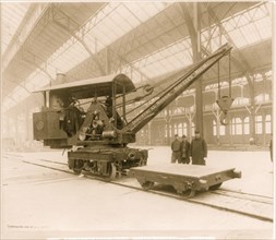 Crane for placing exhibits, Mines and Mining Building 1893