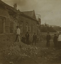 Crumbled walls at Port Arthur 1905