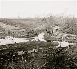 Cub Run, Va. View with destroyed bridge 1863