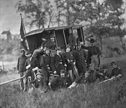 Culpeper, Va. Gen Robert O. Tyler and staff of the Artillery Reserve 1863