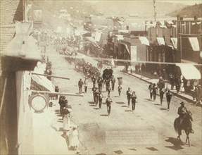 Deadwood Parade with Marching band 1890
