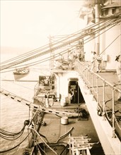 Deck of French Cruiser
