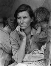 Destitute pea pickers 1936