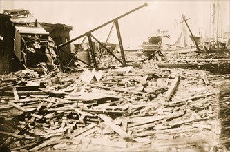 Destruction from the Galveston Hurricane 1915