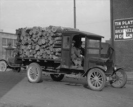 District of Columbia Paper Company is getting a Delivery of Logs from which to manufacture Paper 1923