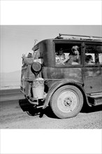 Drought Refugees Migrate by car 1939