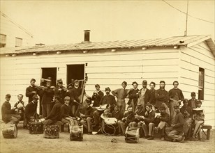 Drum corps of 10th Veteran Reserve Corps, Washington, D.C., April, 1865 1865