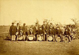 Drum Corps of 61st New York Infantry, Falmouth, Va., March, 1863 1863