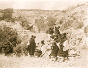East Mesa girls--Hopi 1906