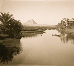 Egypt, Nile and pyramids 1910