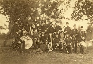 Elmira Cornet Band," Thirty-third Regiment, of the New York State Volunteers, July 1861 1861