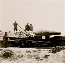 English Armstrong gun in Fort Fisher, N.C. 1865