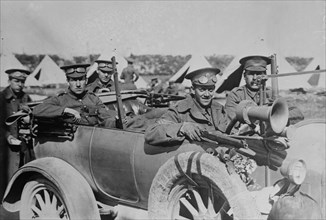 English Army Motor Scouts bearing Rifles 1918
