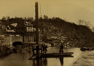 Entrance to Washington Water Works, Great Falls, Potomac River 1863