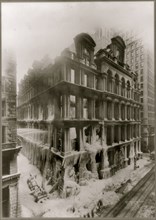 Equitable fire ruins, Broadway & Cedar St. 1912