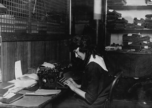 15 years old typist for Standard Neckwear Co., Boston,  1917
