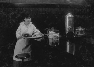 Exchange Luncheon. -  A young waitress.  1917