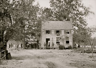 Fair Oaks, Va. Frame house used as a hospital by Gen Joseph Hooker's division 1863