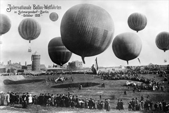 Berlin Ballon Race Photo 1908