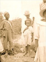 Five children on Cat Island, from Bahamas recording expedition 1935