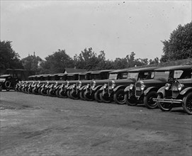 Fleet of Washington Times Cars 1925