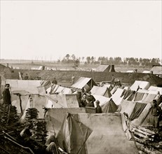 Fort Burnham, Va. Encampment and earthworks 1863