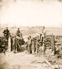 Fortifications at Manassas Virginia 1862