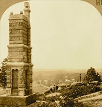 From Little Round Top looking toward Cemetery Hill, Gettysburg, Pa. 1927