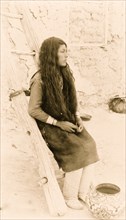 Pueblo Maiden, Isleta, N.M. 1890