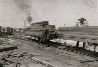 Utility Worker in Sawmill 1914
