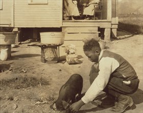 Boy & His pig 1921