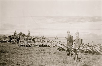 German Army -- Infantry under cover