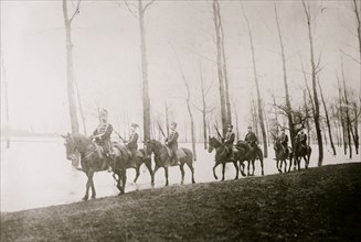 German Hussar patrol