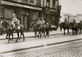 German Hussars in Antwerp