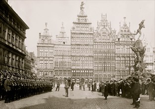 German Landsturm troops, Antwerp